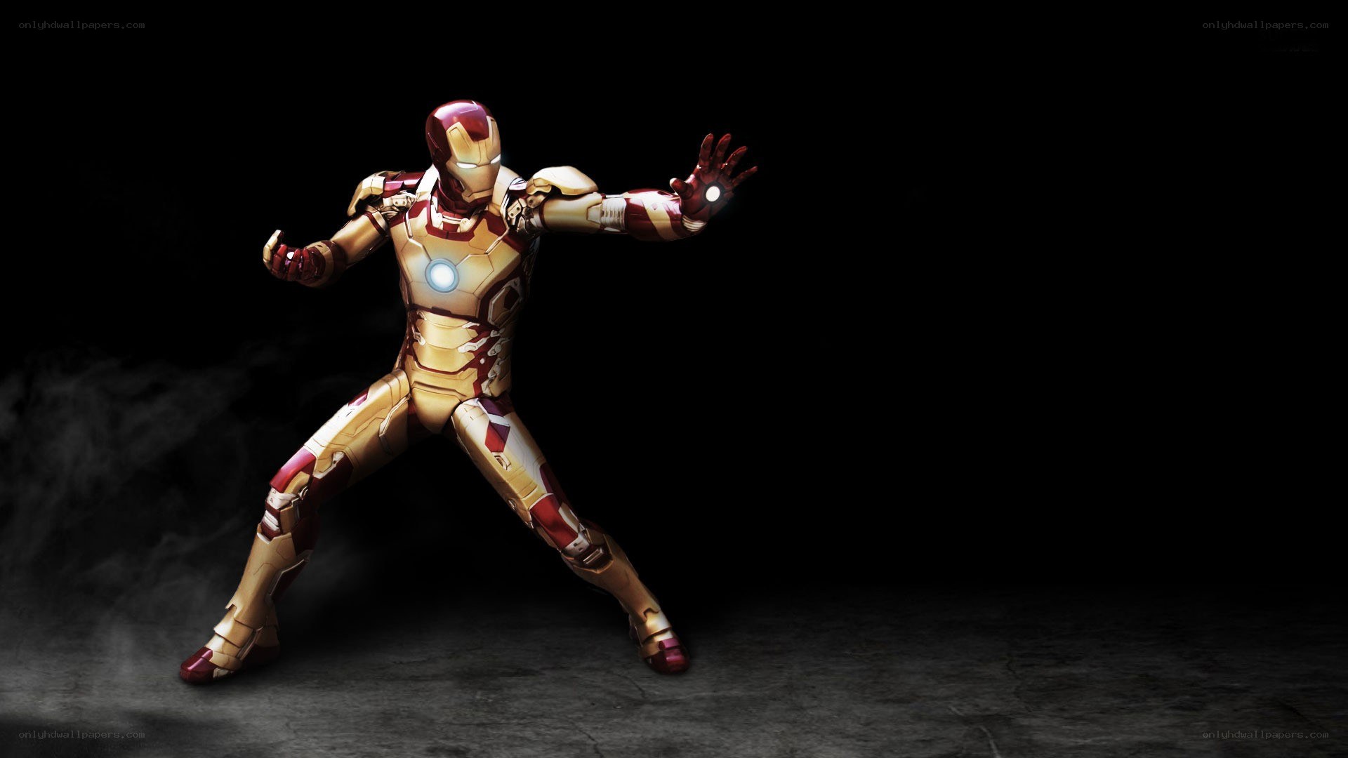 Iron Man in action pose