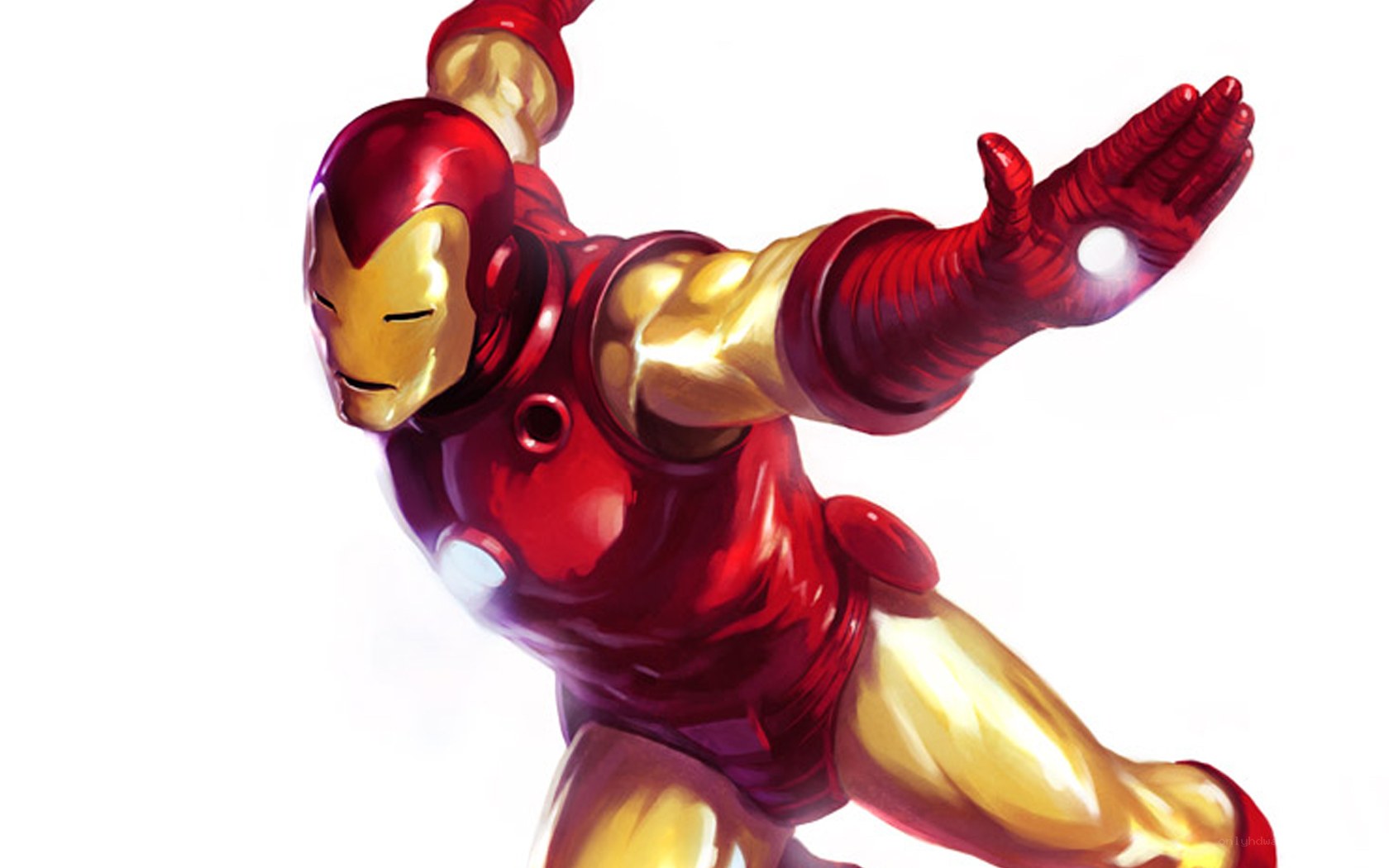 Iron Man in action pose