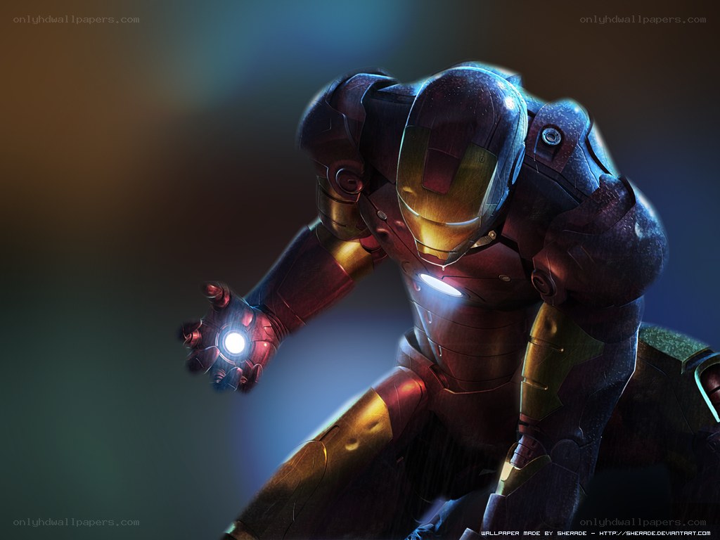 Iron Man in action pose