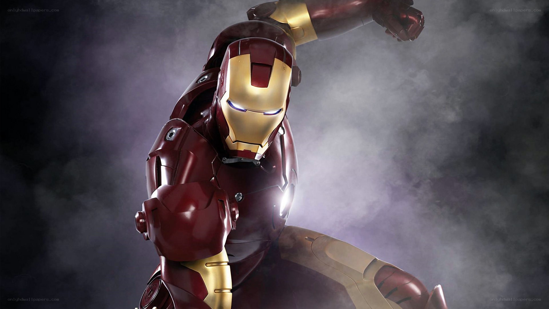 Iron Man in action pose