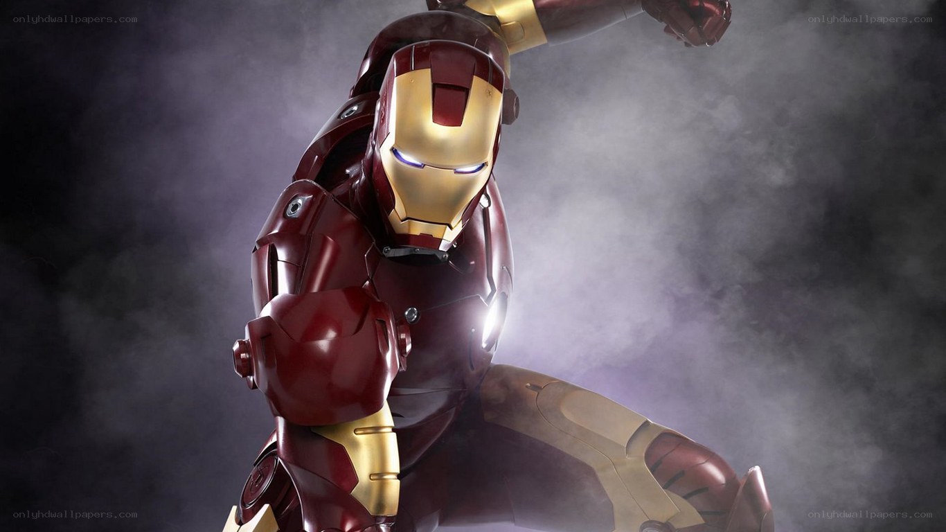 Iron Man in action pose