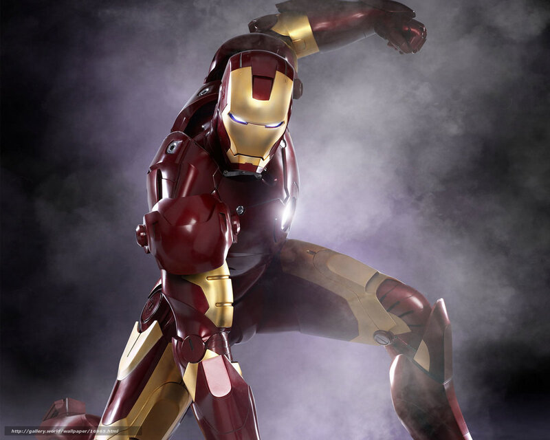 Iron Man in action pose