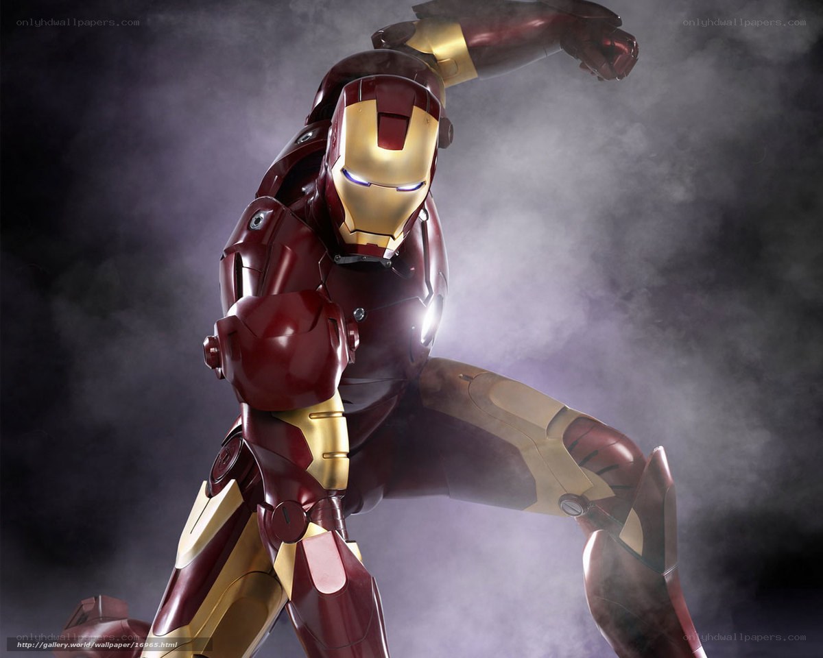 Iron Man in action pose
