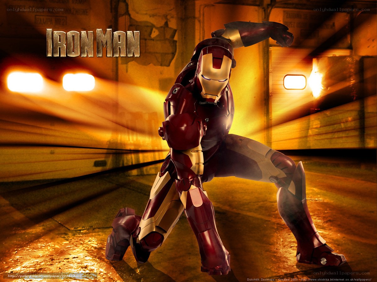 Iron Man in action