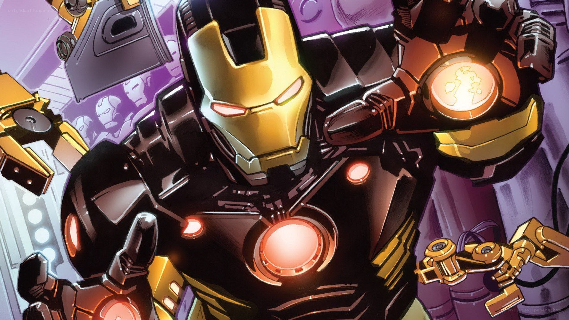 Iron Man in advanced armor
