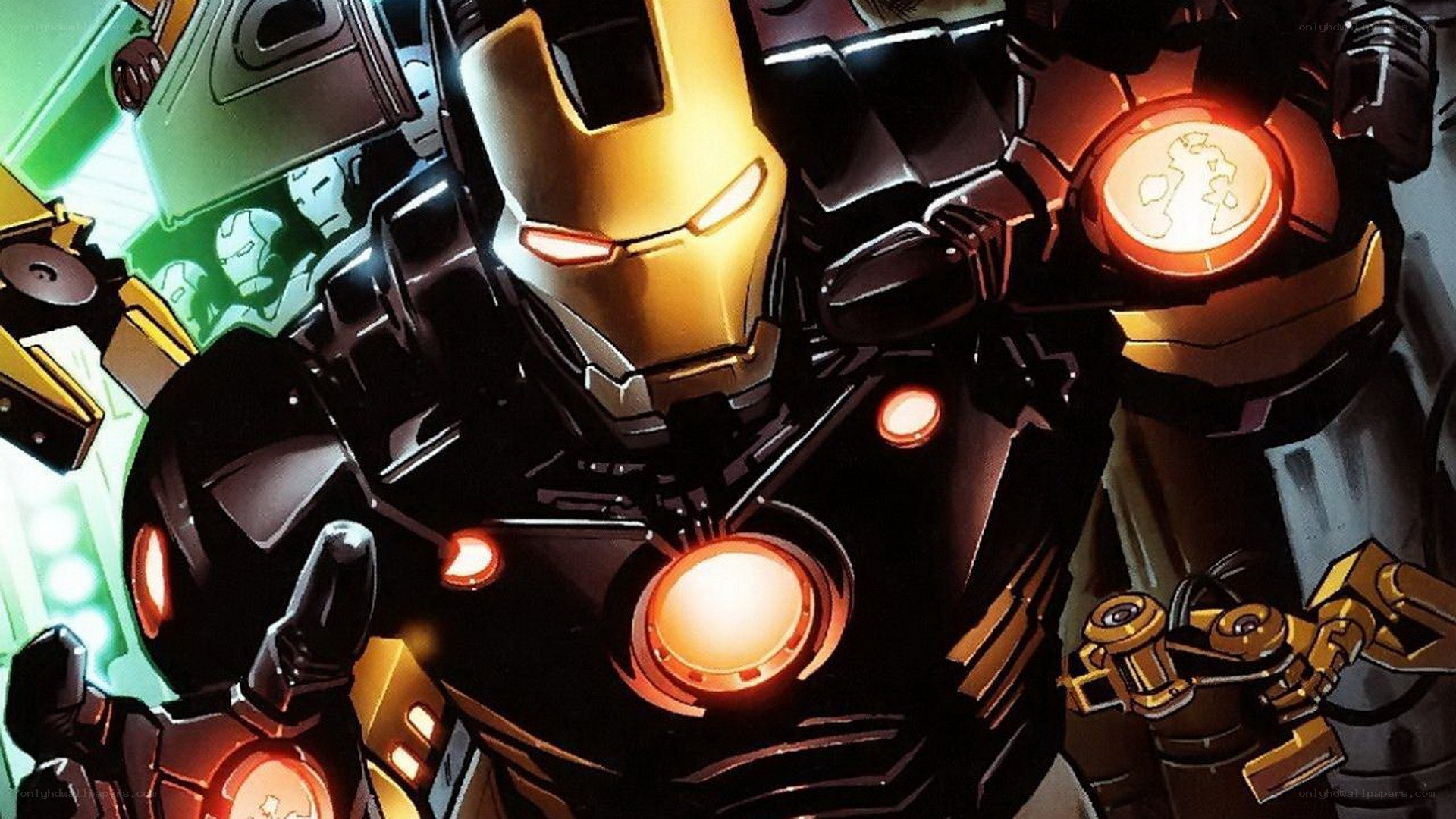Iron Man in advanced armor