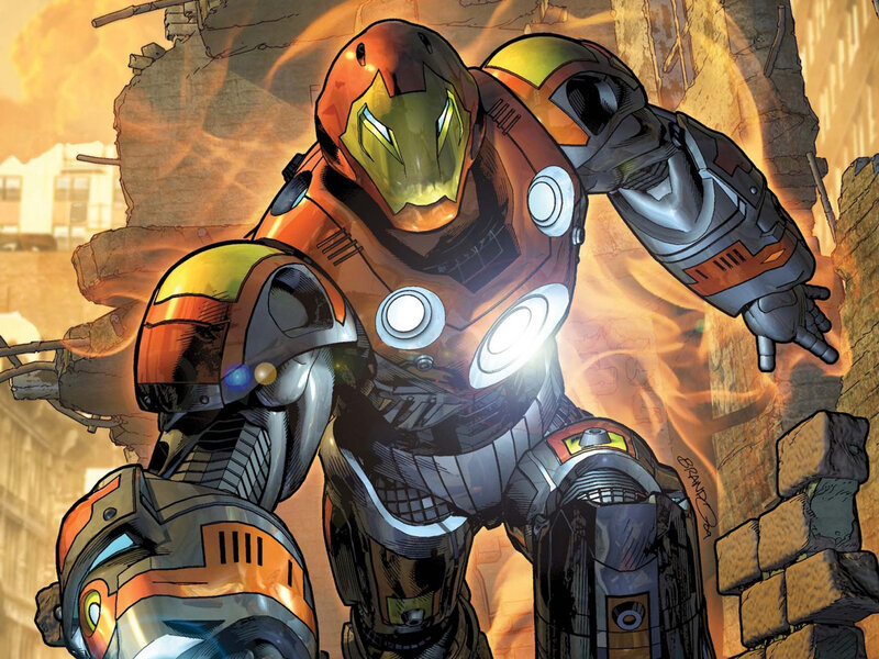 Iron Man in Armor — Orange