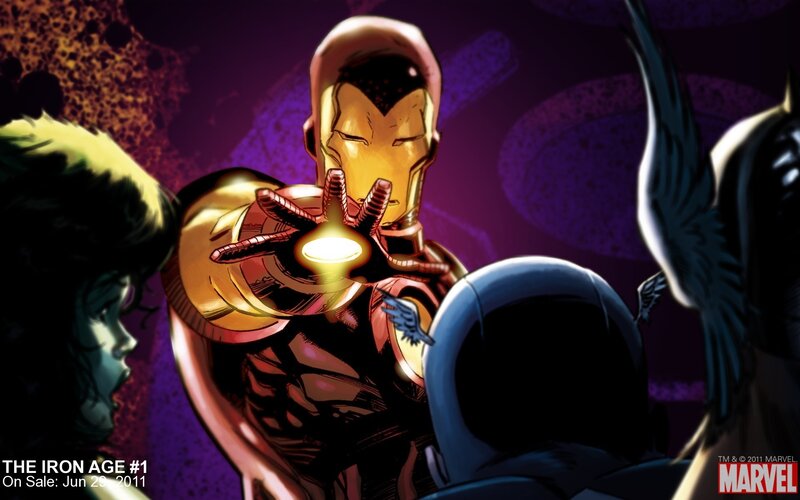 Iron Man in Armor — Purple