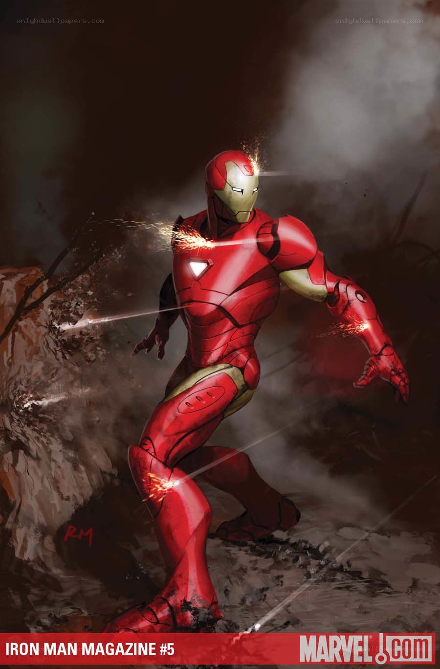 Iron Man in battle