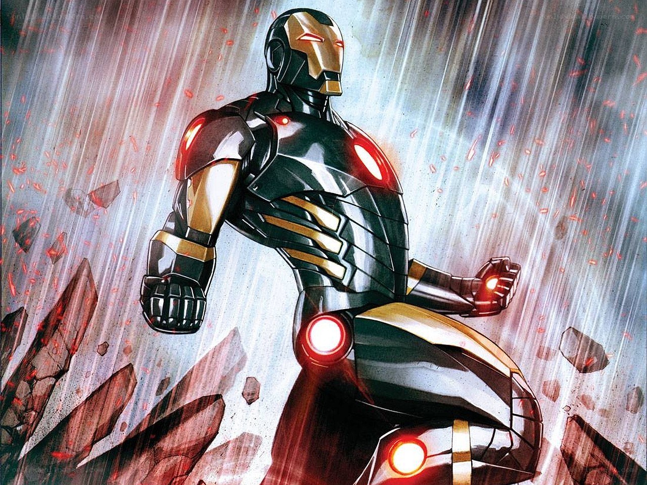 Iron Man in battle armor