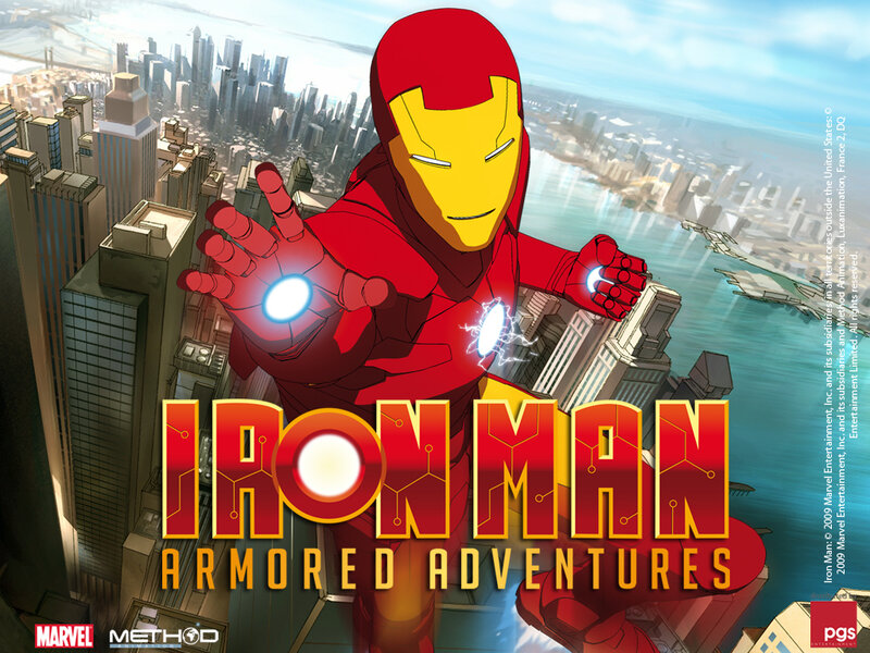 Iron Man in City — Red