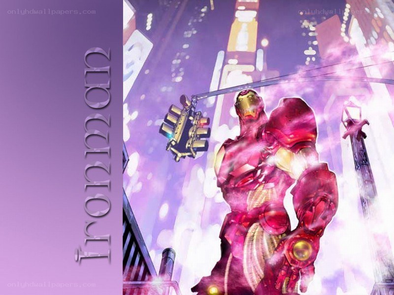 Iron Man in city