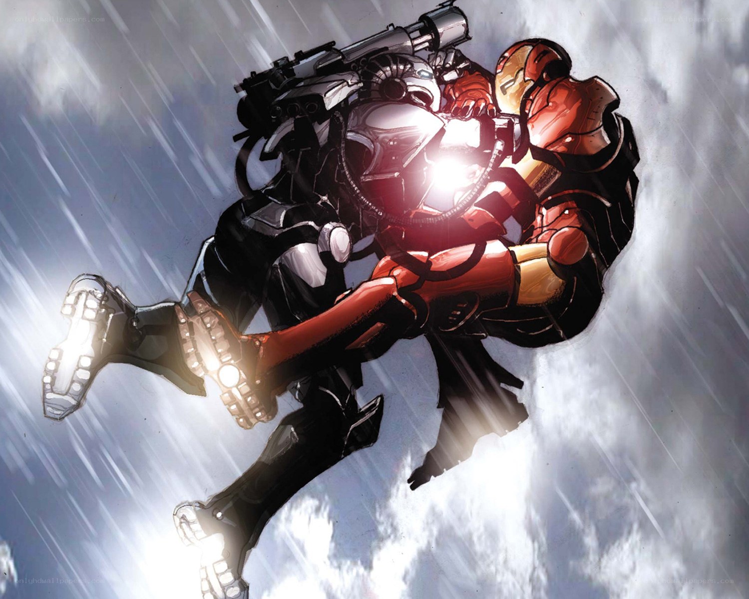 Iron Man in combat