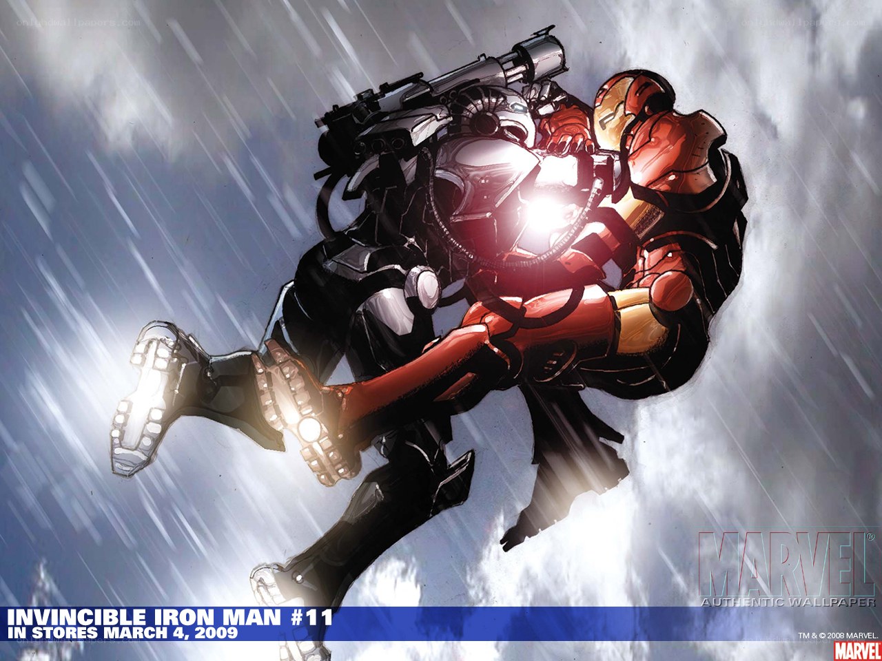 Iron Man in combat