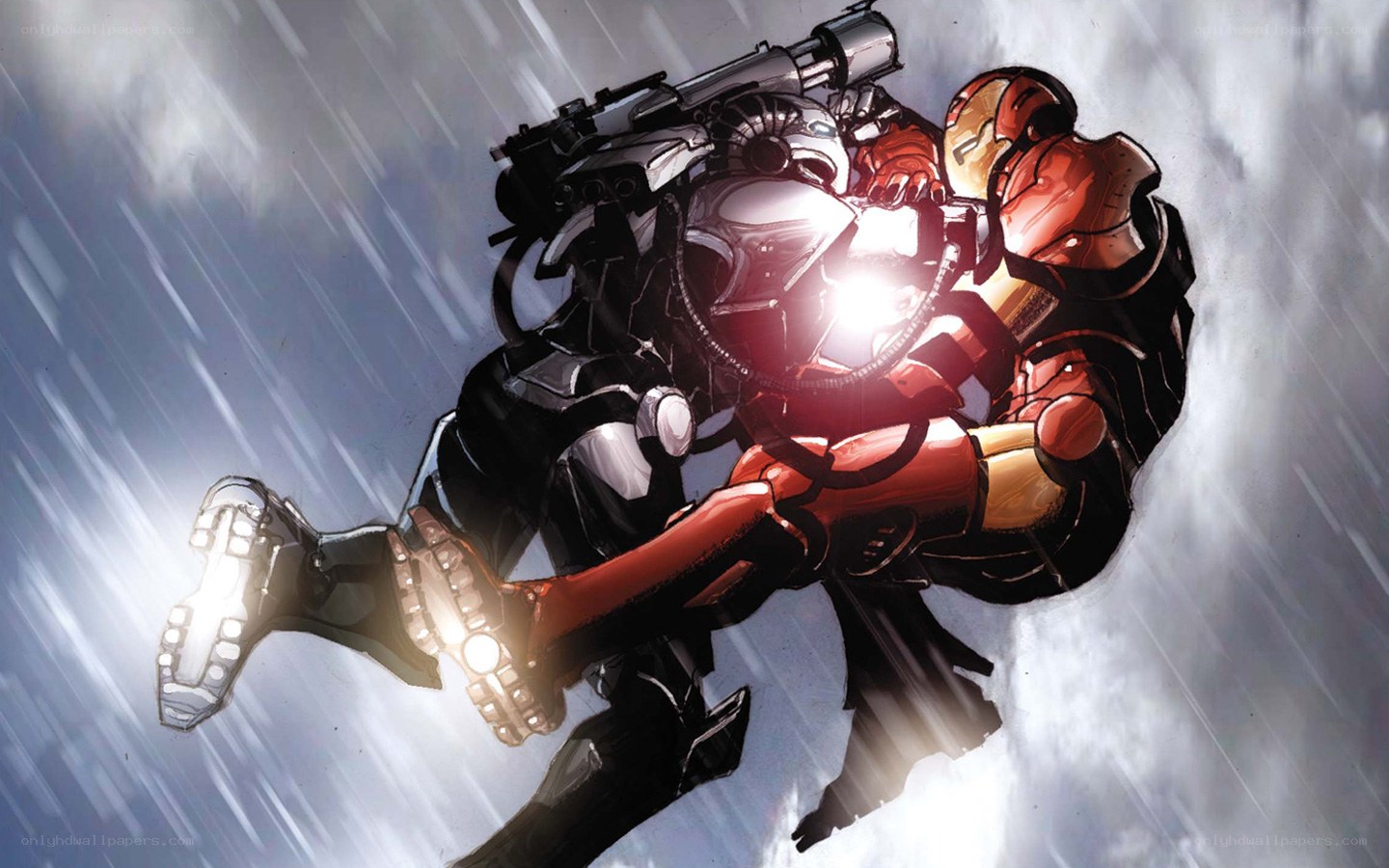 Iron Man in combat