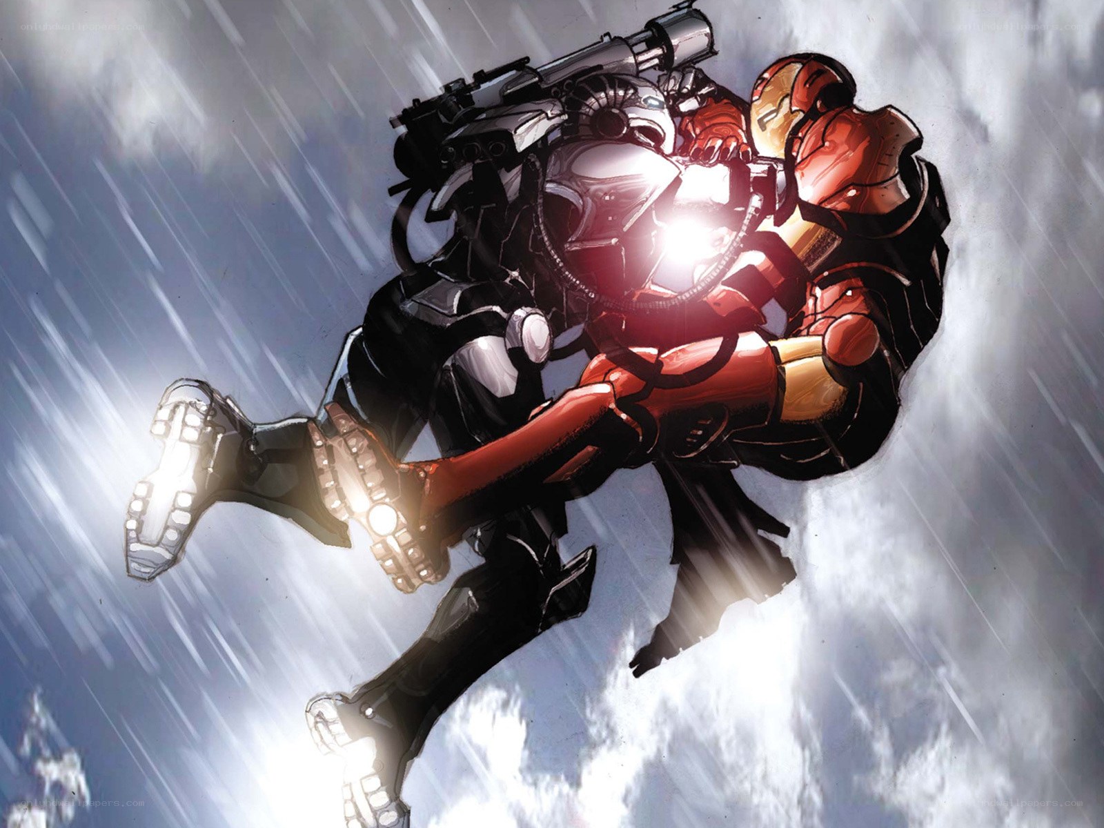 Iron Man in combat
