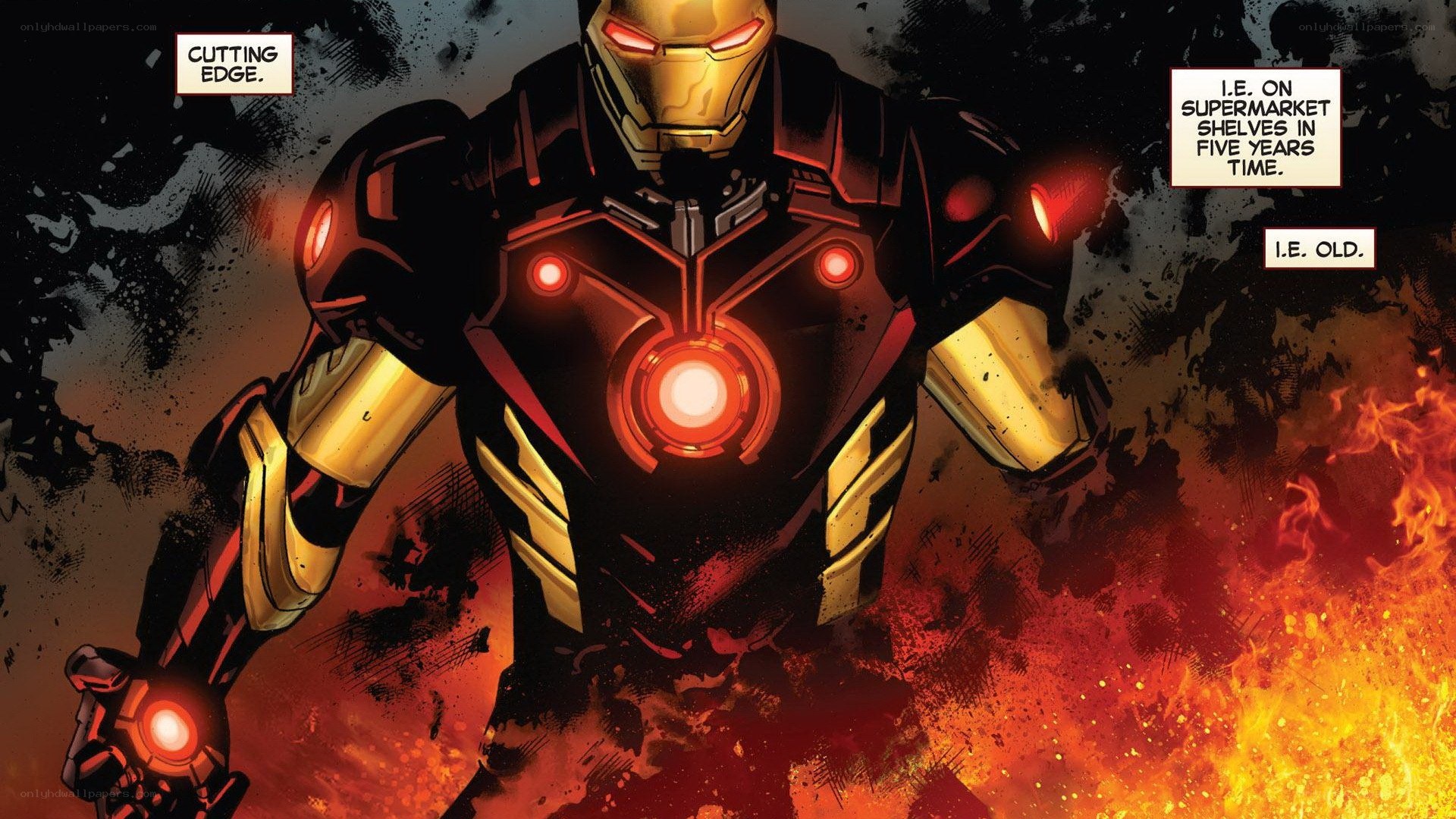 Iron Man in combat armor