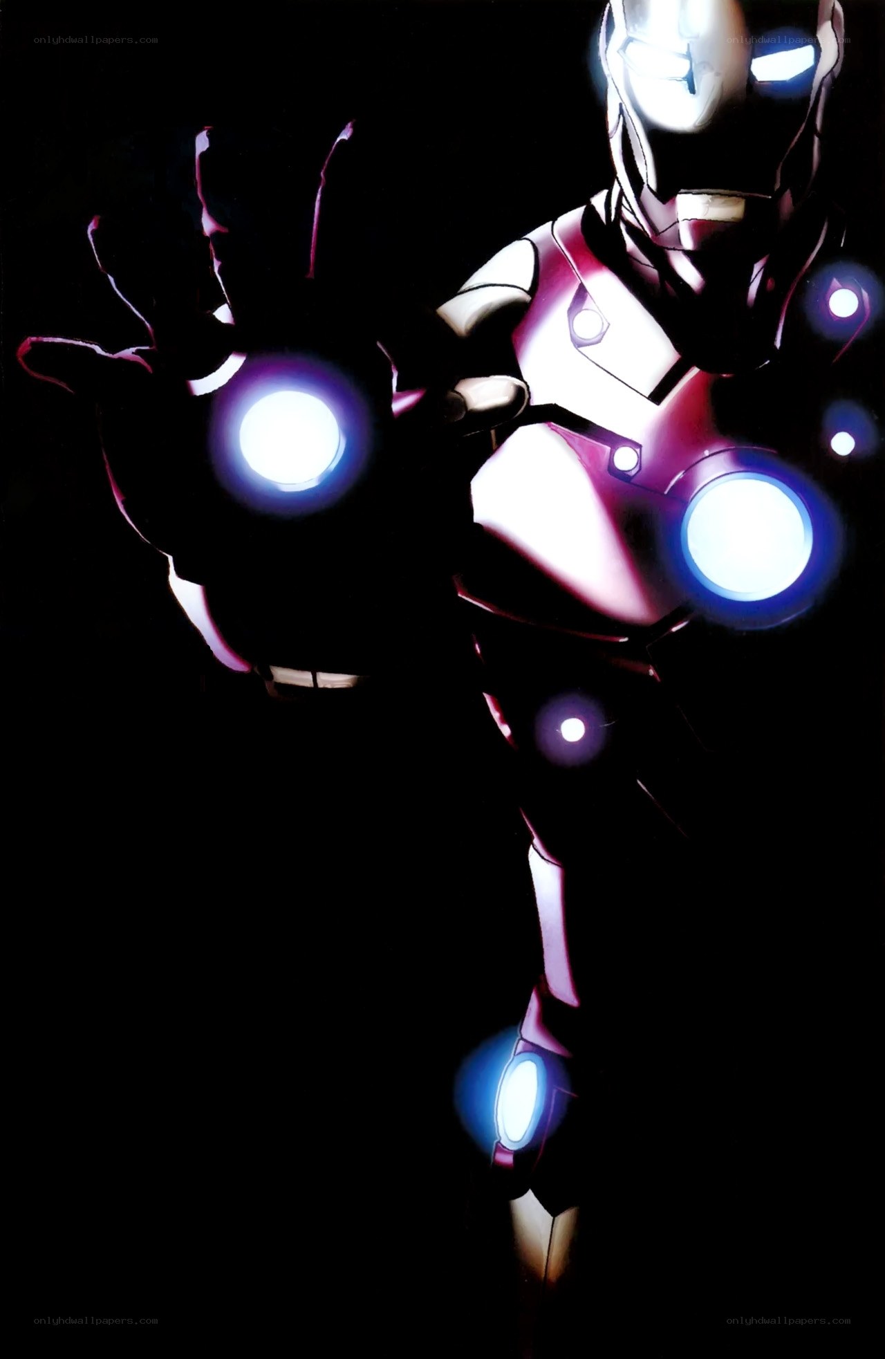 Iron Man in dark armor