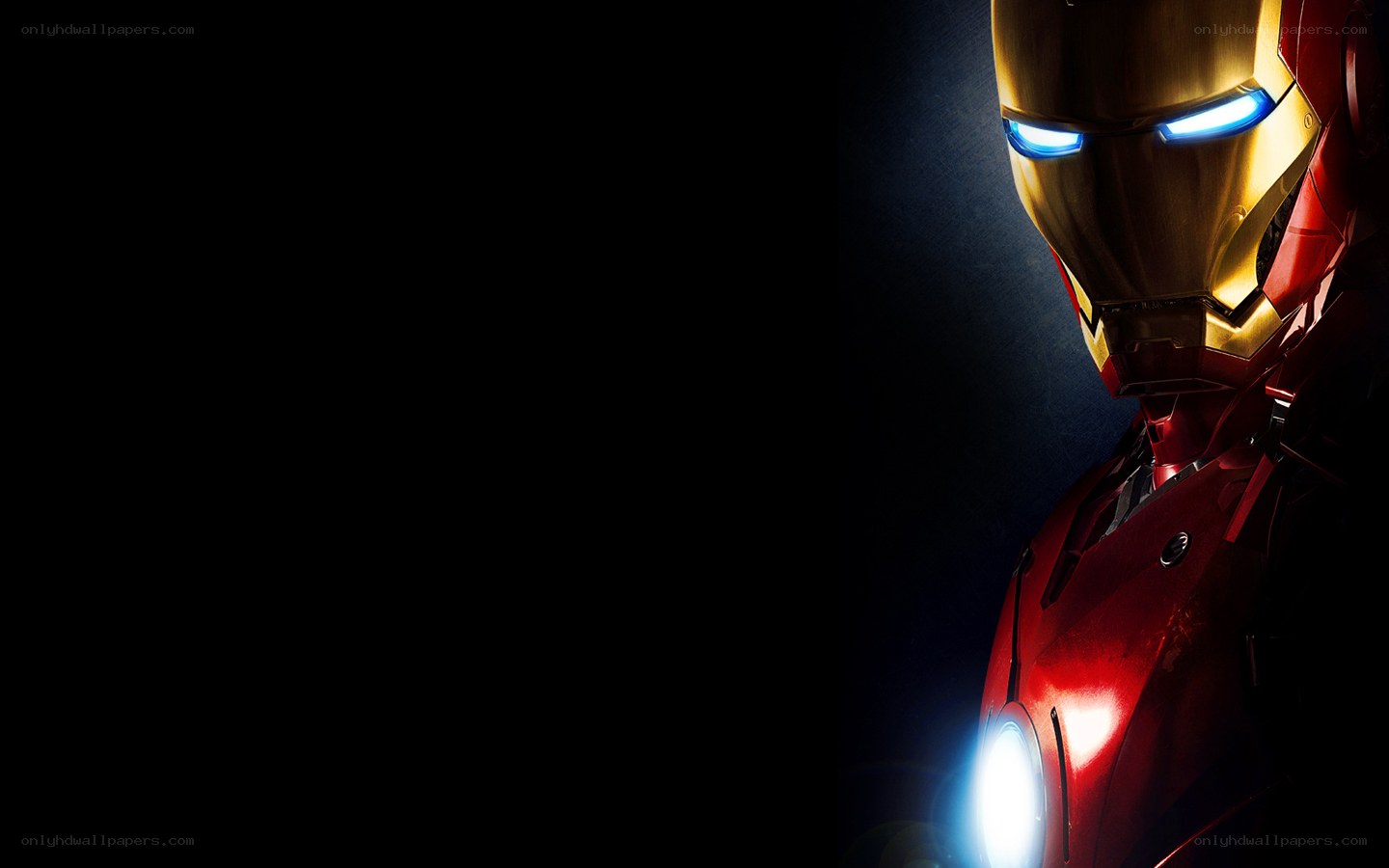 Iron Man in dark setting