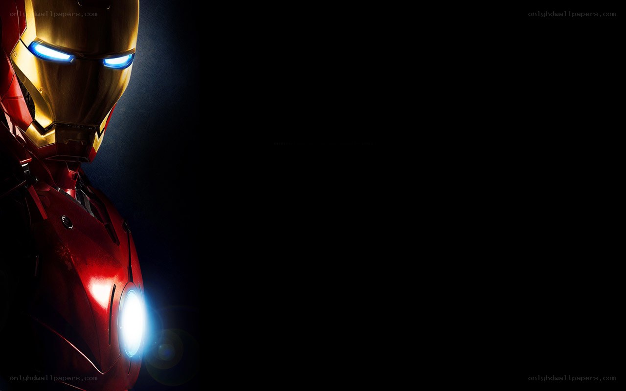 Iron Man in dark setting