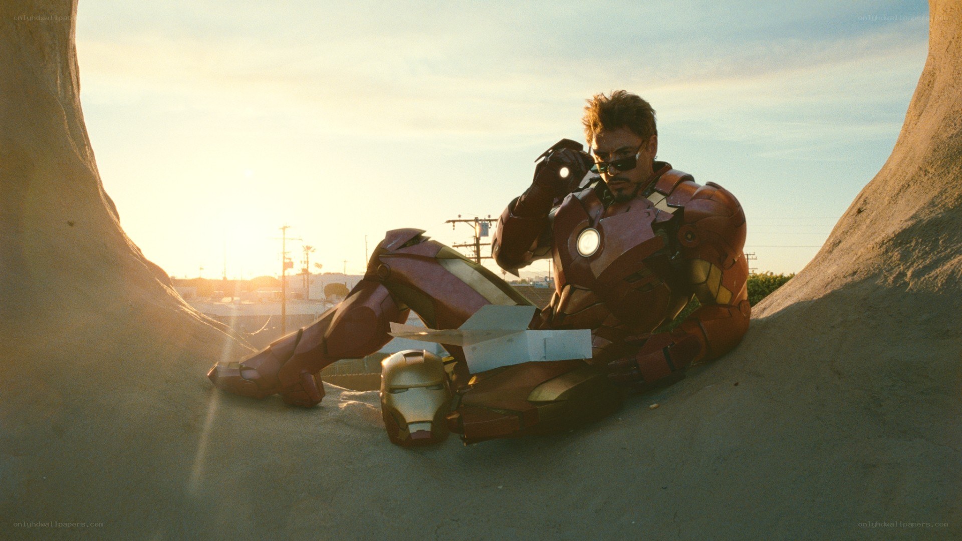 Iron Man in desert armor