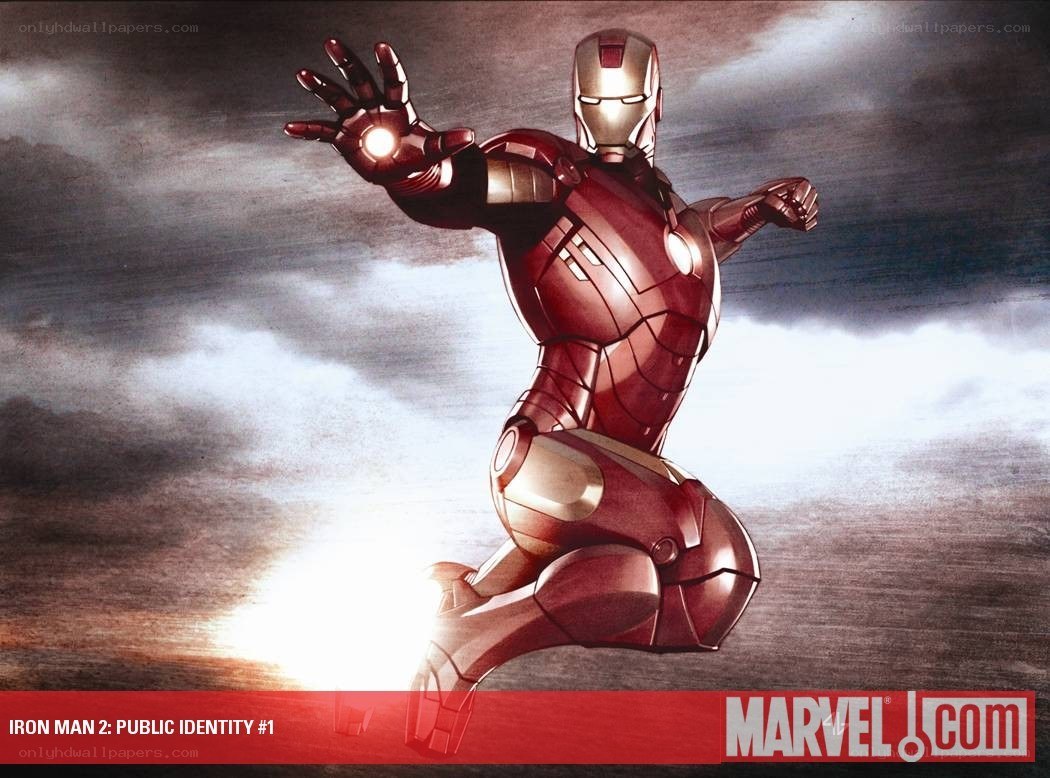 Iron Man in flight