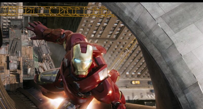 Iron Man in flight