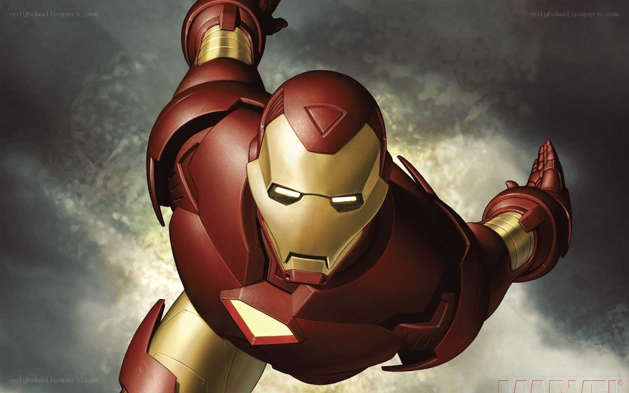 Iron Man in flight