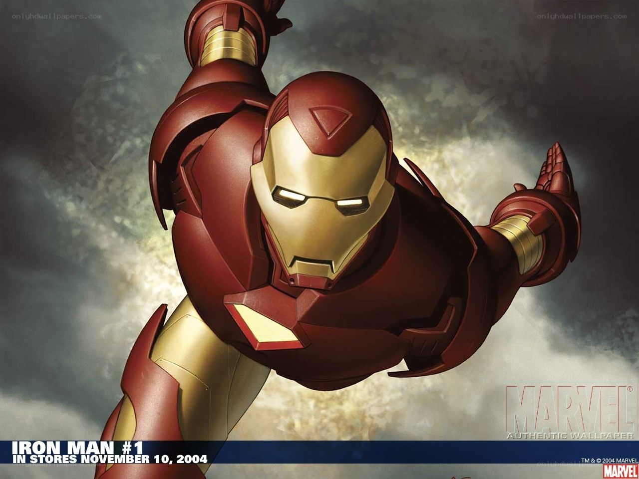 Iron Man in flight