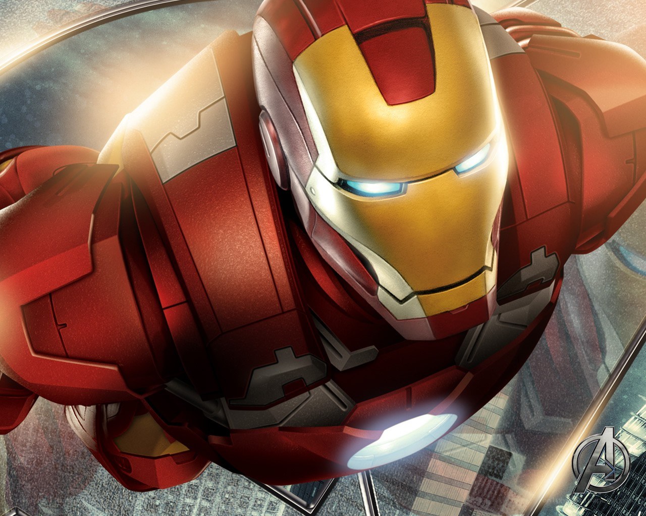 Iron Man in flight