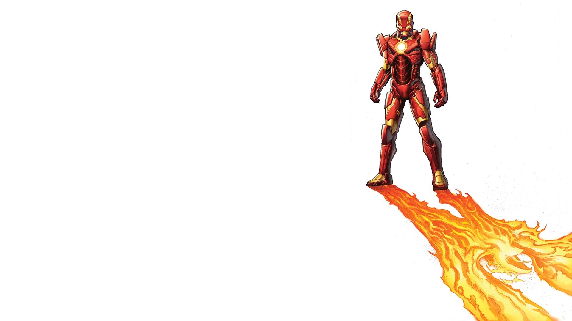 Iron Man in flight