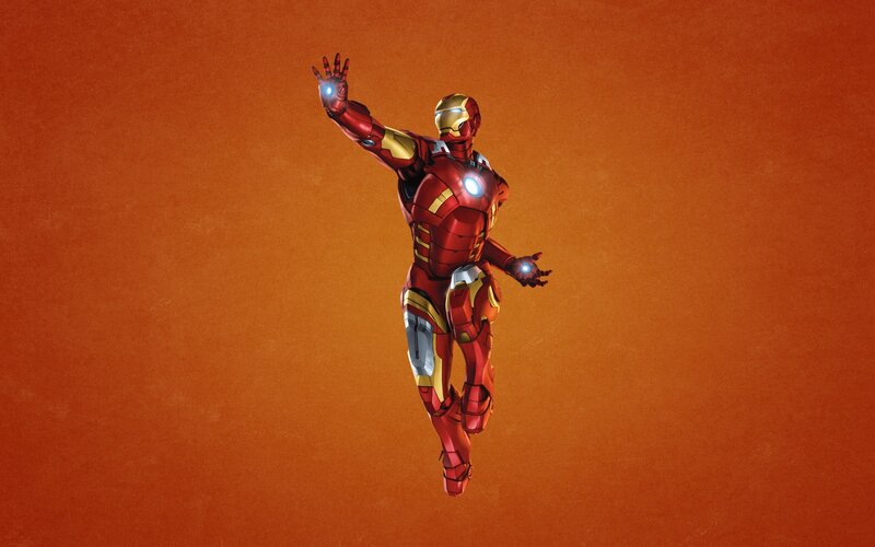 Iron Man in flight