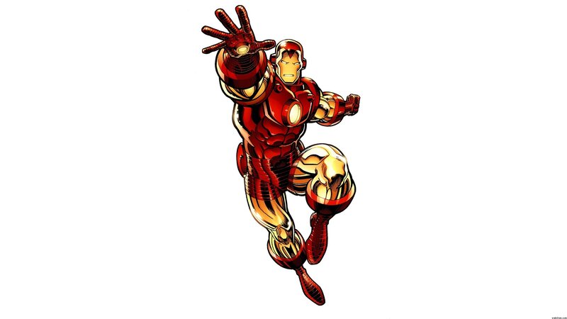 Iron Man in flight pose