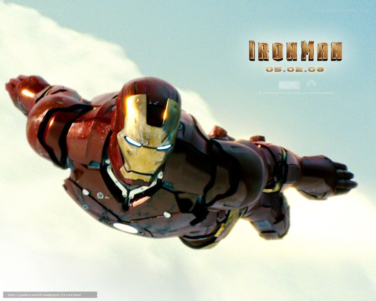 Iron Man in flight
