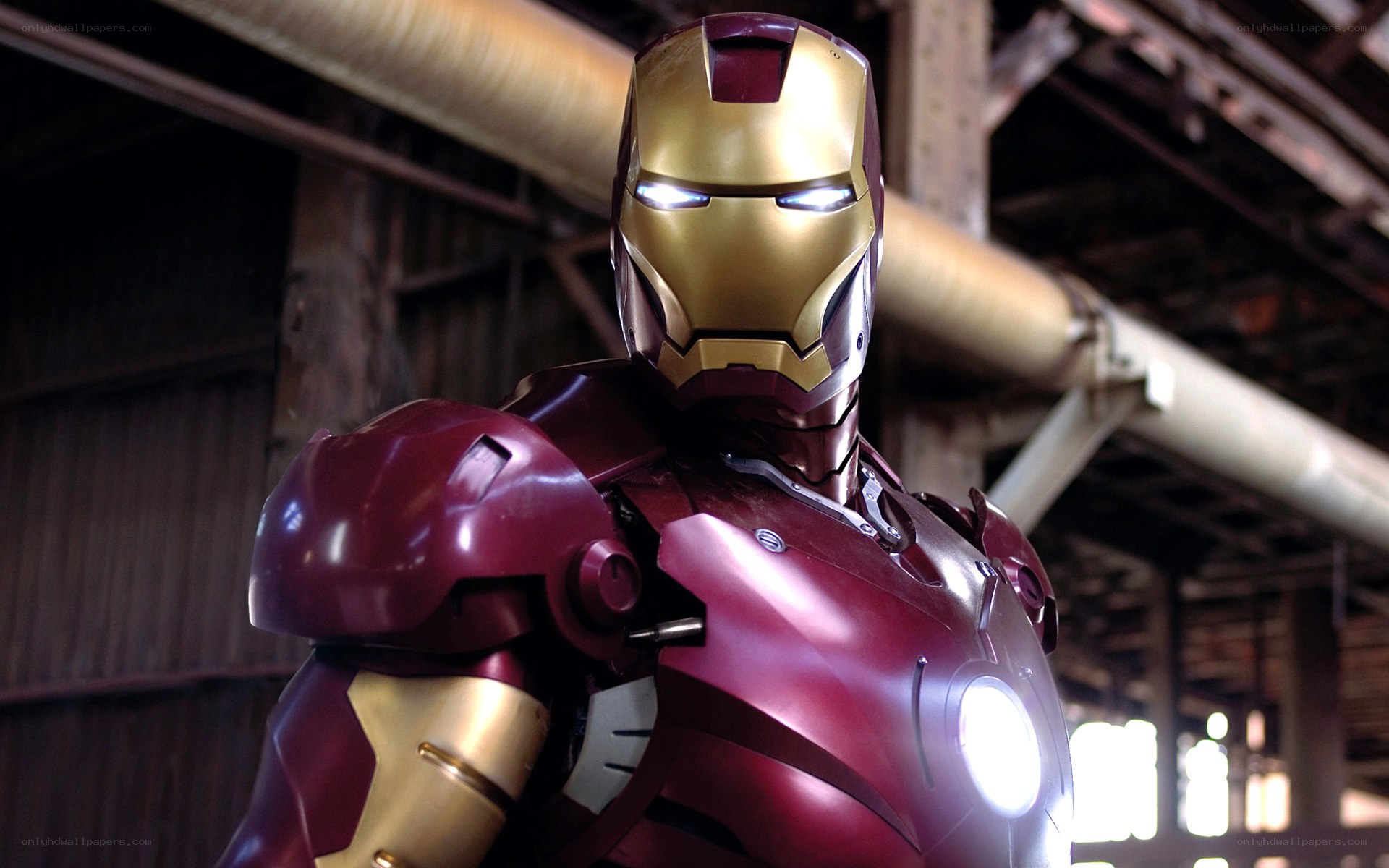 Iron Man in his armor