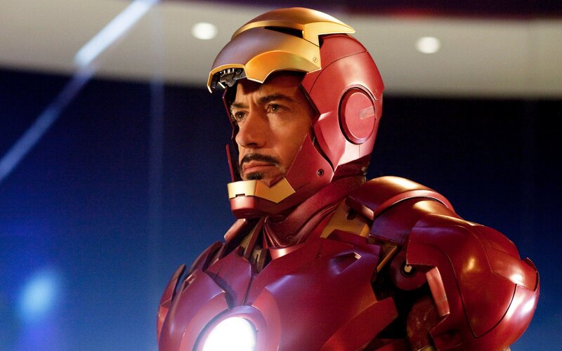 Iron Man in his suit