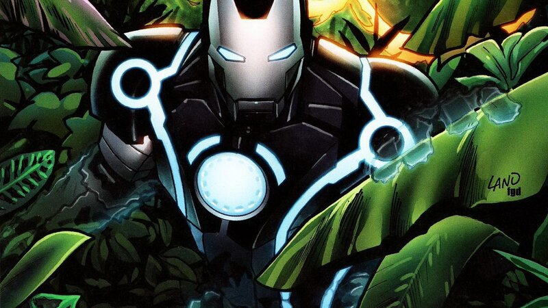 Iron Man in Jungle — Green