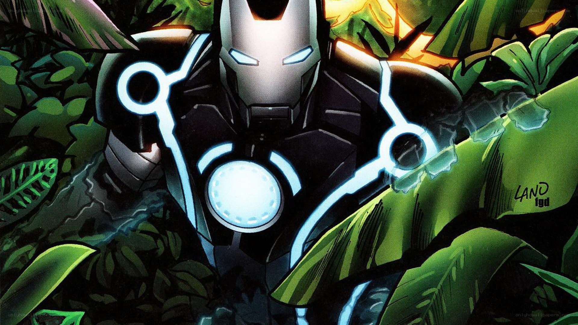 Iron Man in jungle