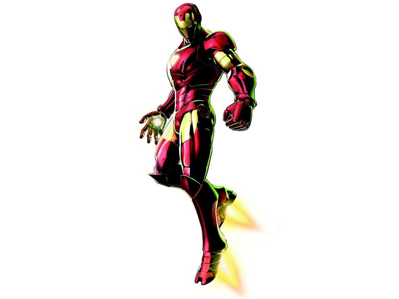 Iron Man in Red and Gold Suit
