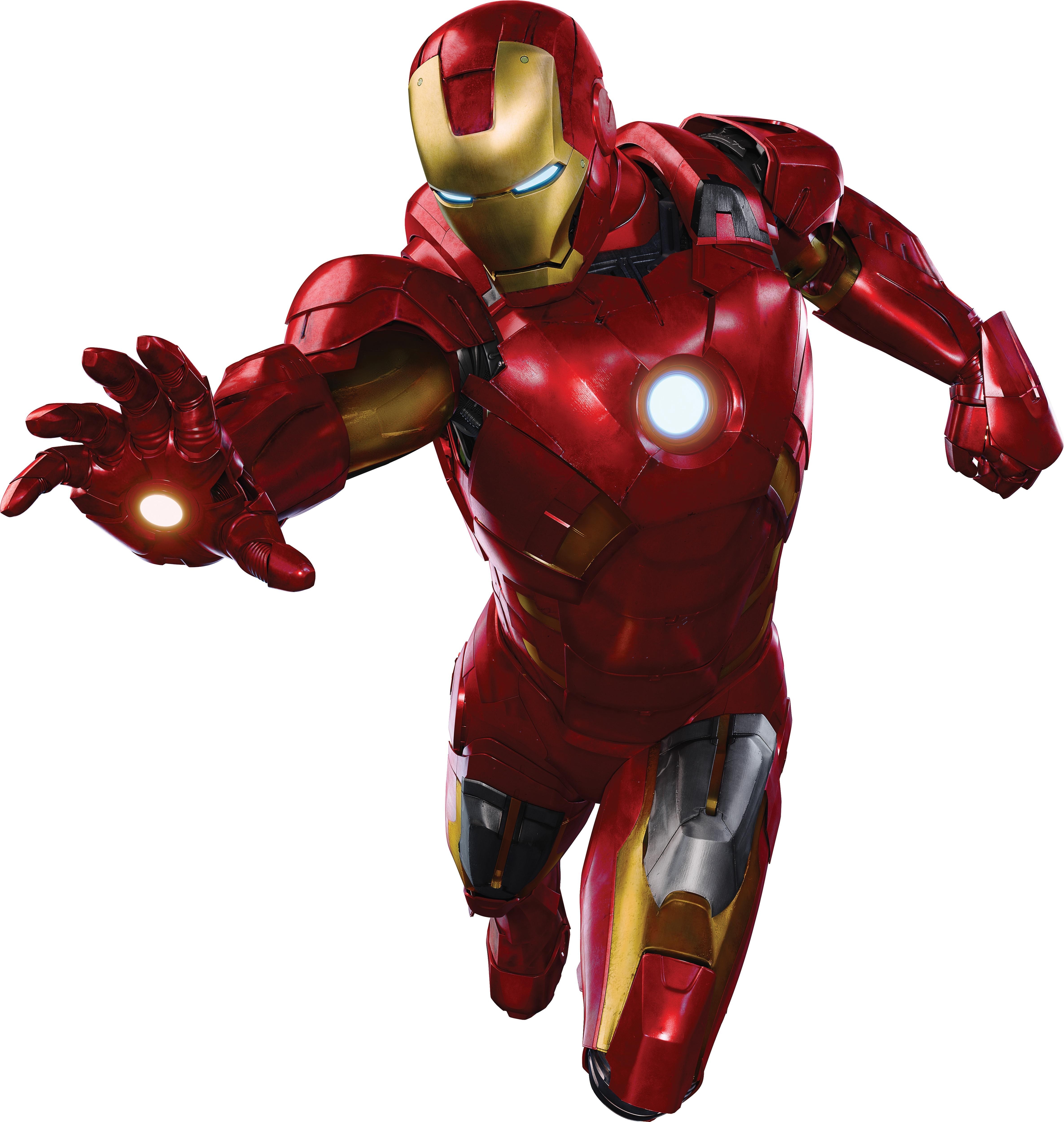 Iron Man in red armor