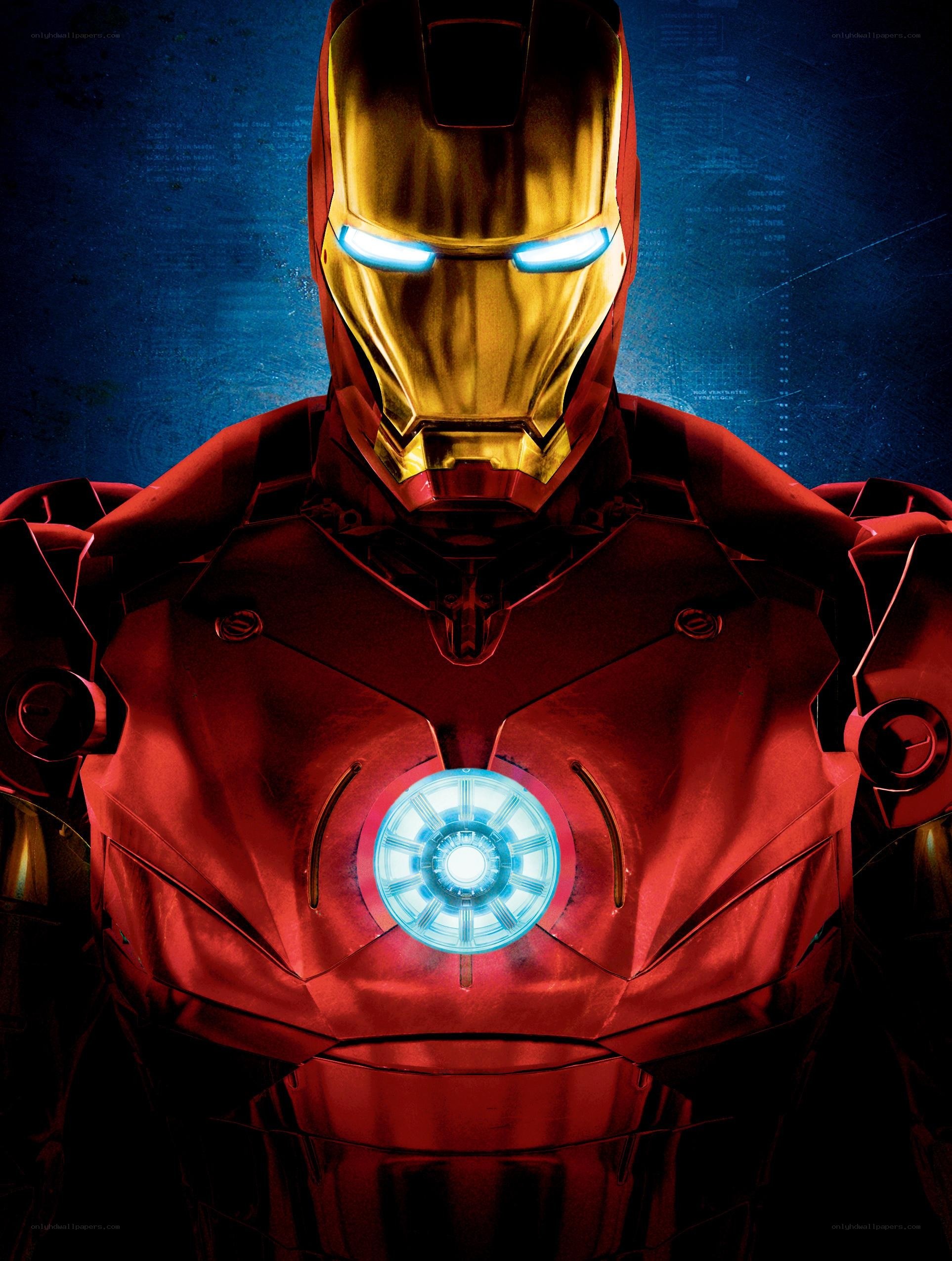 Iron Man in red armor