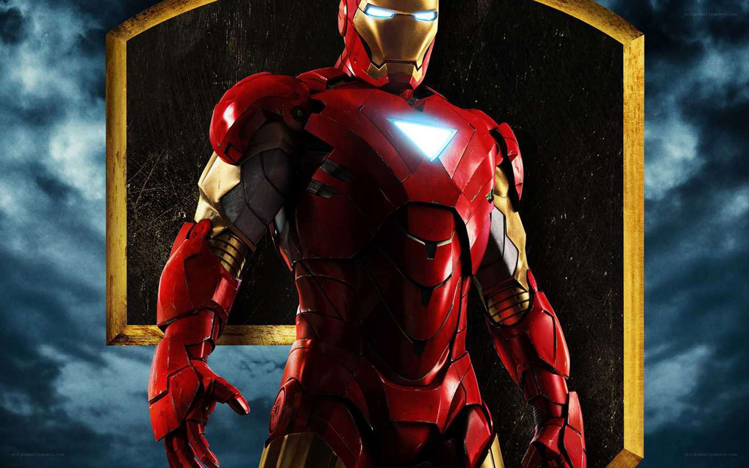 Iron Man in red armor