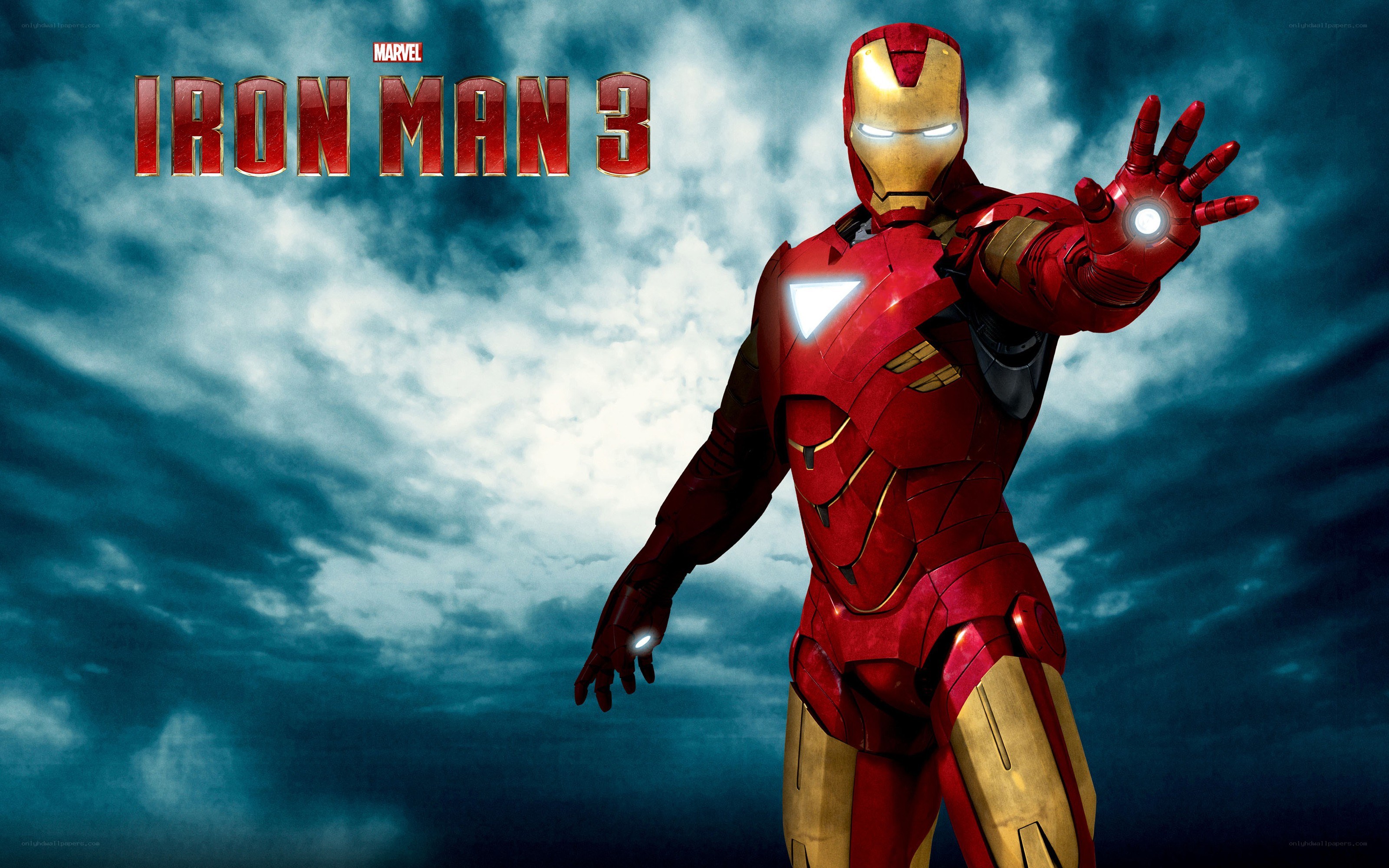 Iron Man in red armor
