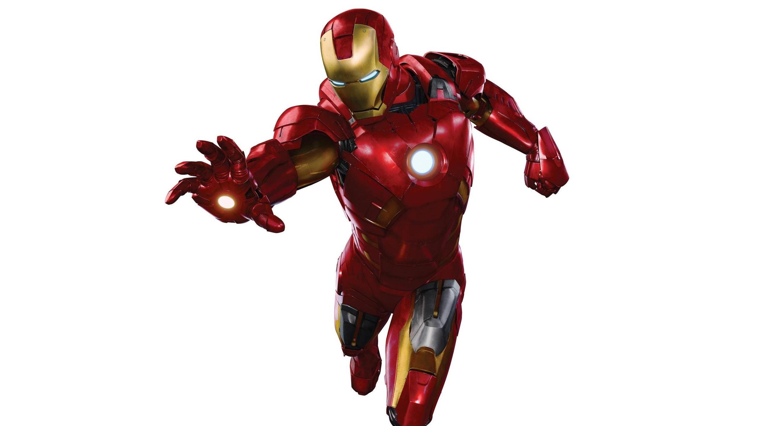 Iron Man in red armor