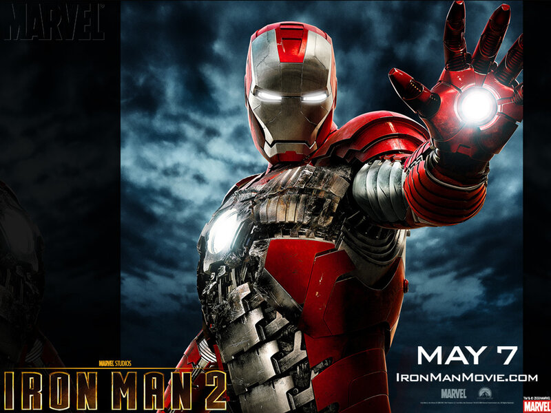 Iron Man in red armor