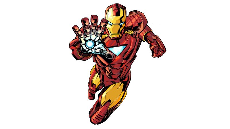 Iron Man in Red Armor — Action