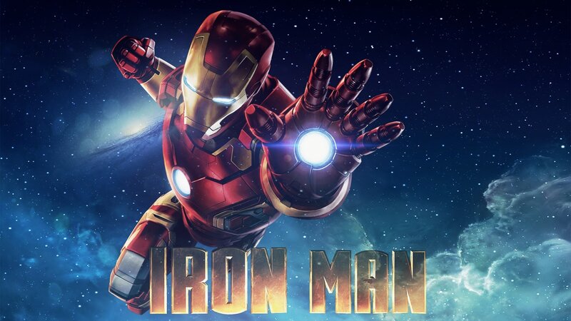 Iron Man in Space — Red