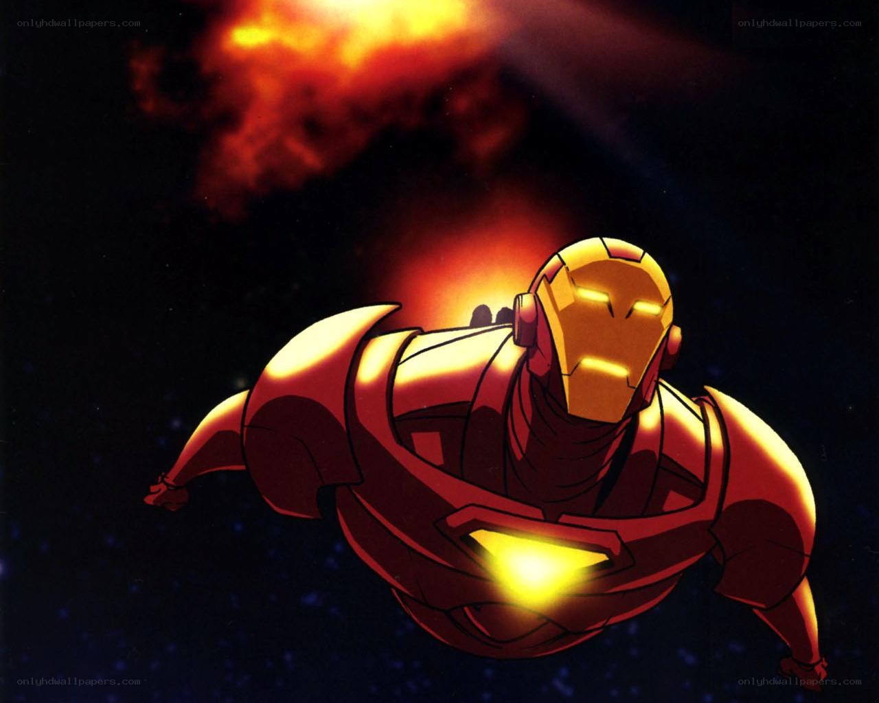 Iron Man in space