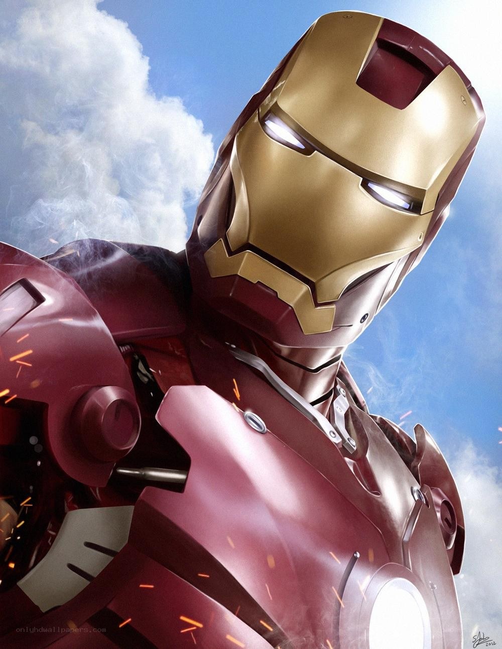 Iron Man in the sky