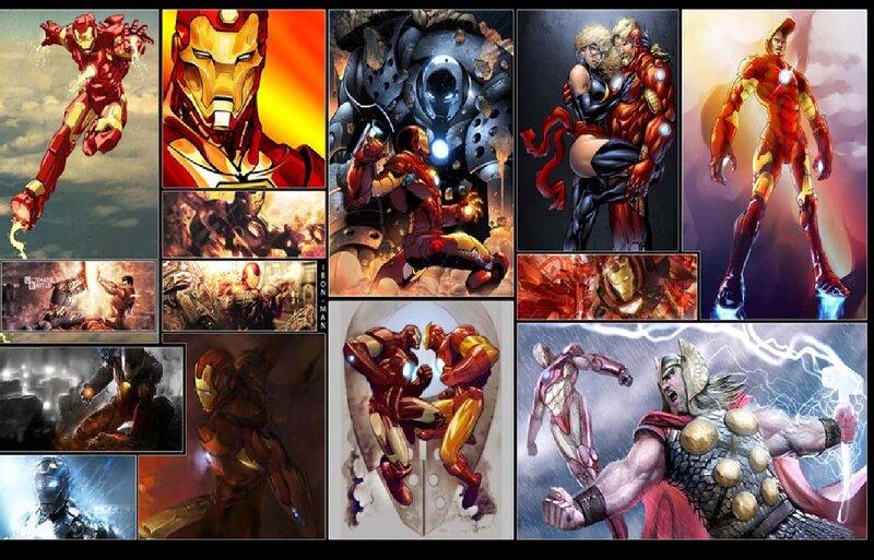 Iron Man in Various Scenes
